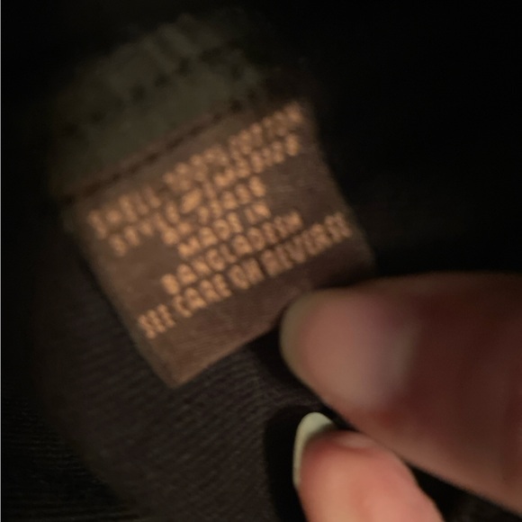 LEE black denim XL trucker jean jacket vtg 2000 NWOT Regular Cut workwear grunge - Picture 11 of 13